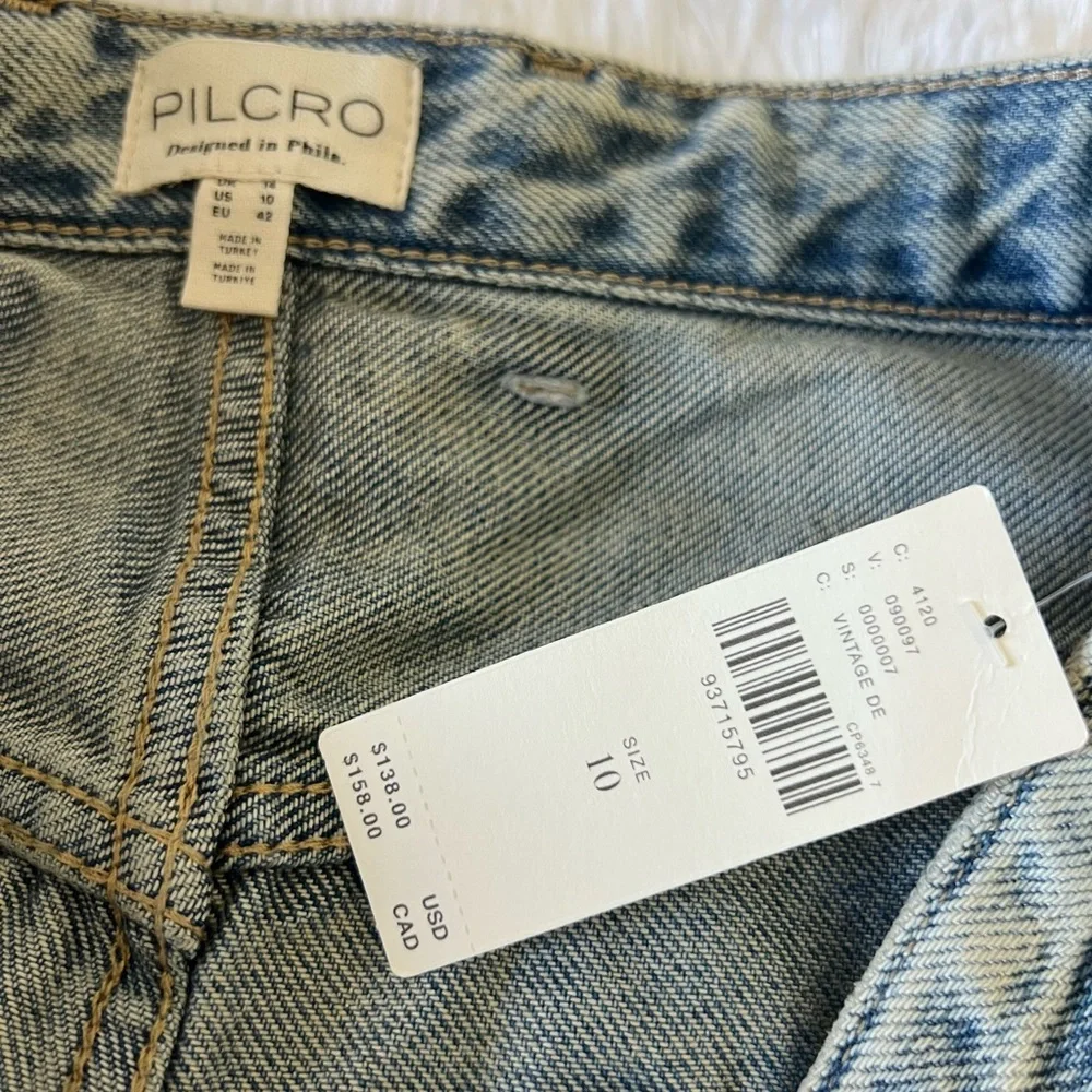 Pilcro Jean Midi Skirt